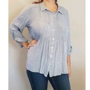 JANE & DELANCEY Pinstripped Shirt